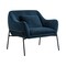 Armen Living Karen Blue Velvet Modern Accent Chair LCKRCHBLU - alternate 1